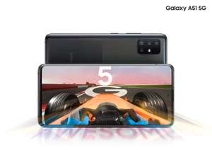 Samsung Galaxy A51 5G - Smartphone 6.5" Super AMOLED (6GB RAM, 128GB ROM), Negro