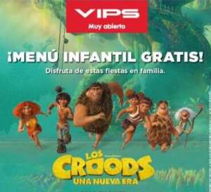 Club Vips te regala un menu infantil para degustar en Vips y Vips Smart ( Solo Cuentas Seleccionadas )