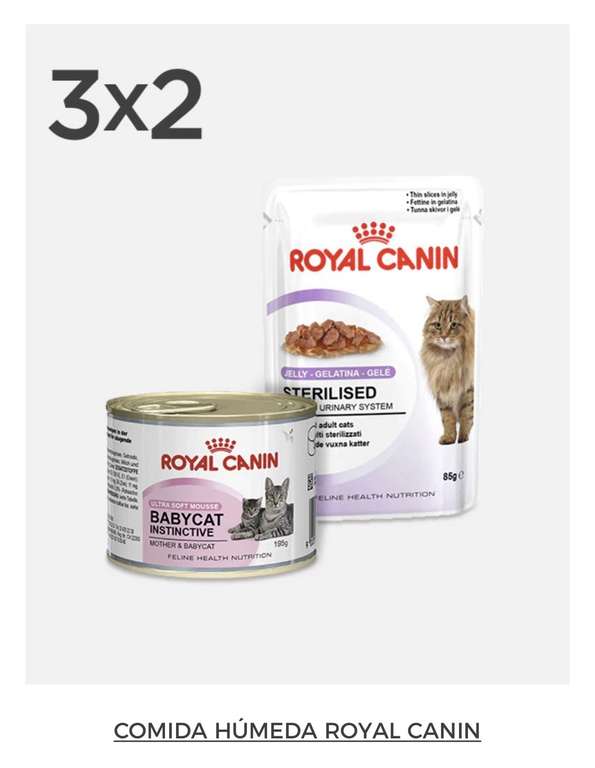 3X2 Comida para gatos húmeda Royal Canin