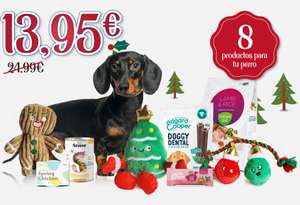 Nueva oferta de Patasbox "Caja de Navidad" con 8 productos Premium ( Suele traer 6 productos )