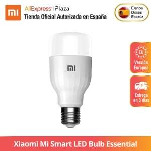 Bombilla LED Xiaomi Mi Smart Bulb Essential 16 millones de colores | Brillo y temperatura de color ajustables | Control inteligente