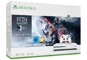 Microsoft Xbox One S, 1 TB, Blanco + Star Wars: Jedi