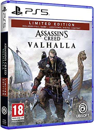 Assassin's Creed Valhalla para PS5/PS4/Xbox (Edición física). Precio mínimo histórico en Amazon