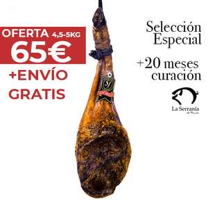 Paleta Serrabugo Huelva 4,5-5 kg Envio Gratis