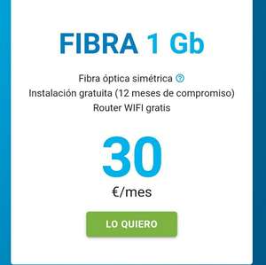 DIGI - FIBRA 1GB - 30€