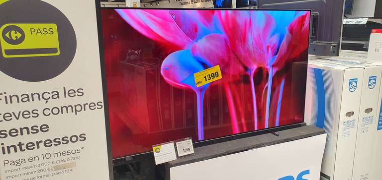 Tv Oled Philips 65" oled 754. En Carrefour Maquinista.