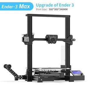 Impresora 3D mejorada Creality Ender 3 Max Gran volumen de construcción - 300x300x340MM - Desde Europa