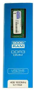 Memoria RAM 4GB DDR3 1600Mhz CL11 (Para equipos de hace unos años)