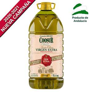 Aceite de Oliva Virgen Extra Sin Filtrar 5L Coosur