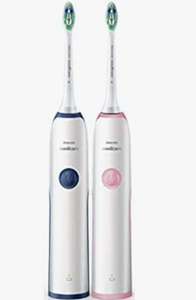 2 unidades Philips Sonicare - CleanCare Cepillo dental eléctrico sónico HX3212/61, Batería, 110-220 V