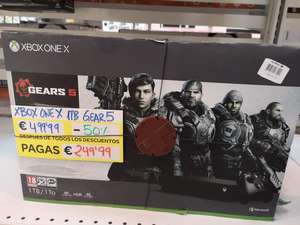 Xbox One X con Gears of War 5 en Outlet Carrefour Gorbeia