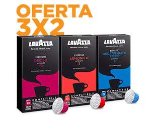 Pack 3x2 en cápsulas Lavazza para máquinas Nespresso