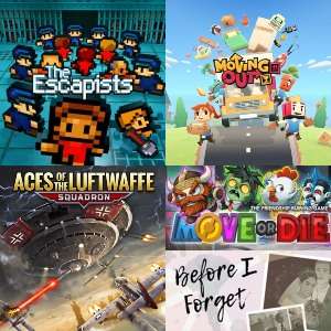 GRATIS :: The Escapists, Moving Out, Aces of the Luftwaffe, Move or die y Before I forget (Abril, Prime)