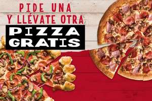 2x1 en pizzas medianas y familiares en Pizza Hut