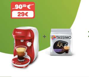 ▷ Chollo Cafetera Tassimo Finesse + 136 cápsulas por 39€ con este cupón  descuento