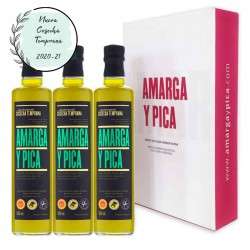 Llevate 3 botellas al precio de 2 aceite de oliva virgen EXTRA Amarga y Pica