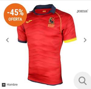 Camiseta de juego de la selección española de Rugby