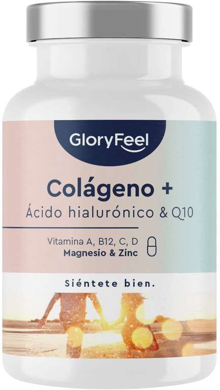 Colágeno + Ácido hialurónico y Coenzima Q10 - GloryFeel