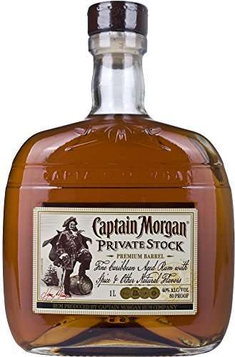Captain Morgan Private Stock - Ron especiado premium, 1l