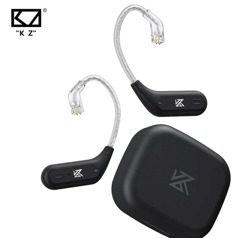 KZ AZ09-Cable de actualización inalámbrica con Bluetooth 5,2, Conector de gancho de oído inalámbrico HIFI, PIN C, con estuche de carga