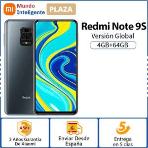 Redmi Note 9s 4/64 desde España