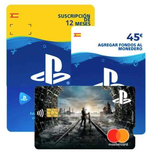 ¡12 meses PS Plus + 45€ saldo GRATIS! con Tarjeta Playstation®