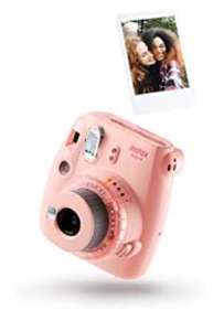 Cámara instantánea Fujifilm Instax mini 9 Rosa Claro + carga 10 fotos.
