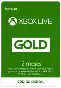 12 Meses Xbox Live Gold [EU]