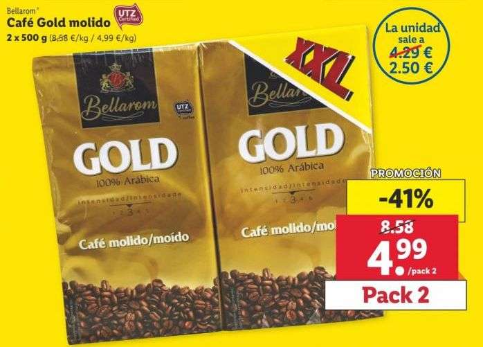 Café Molido Gold 2x500g.
