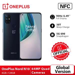OnePlus Nord N10 5G, 6GB 128GB Snapdragon 690 por 169€