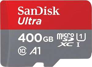 Tarjeta de memoria 400 GB SanDisk Ultra + adaptador SD / 100 MB/s