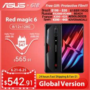 Nubia Red Magic 6 PRO 8GB/128GB 5G 165Hz AMOLED Snapdragon 888 Versión Global