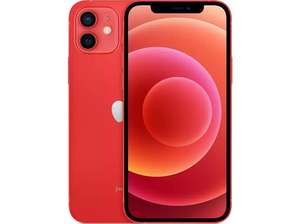 Apple iPhone 12, Rojo, 64 GB, 5G, 6.1" OLED Super Retina XDR, Chip A14 Bionic, iOS, (PRODUCT)