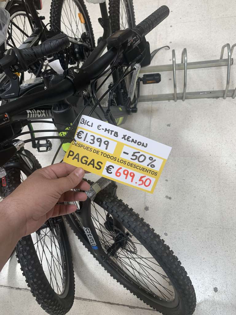 Bicicleta E-MTB Xenón ( Carrefour mostoles )
