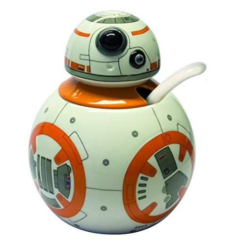 Star Wars-BB 8 azucarero con Cuchara de cerámica