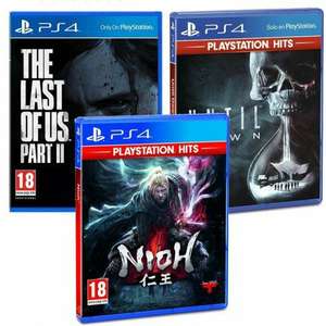 Pack PS4 The Last of Us Parte II + Nioh Playstation Hits + Until Dawn Playstation Hits