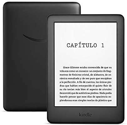 Amazon Kindle Black, Para eBook, 6" 167 ppp LED, WiFi, Luz integrada regulable, 8 GB, Negro