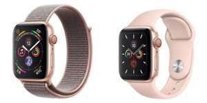Apple Watch Series 5 GPS 44 mm + Cell 349 € | Series 4 GPS + Cell 44 mm 349 €