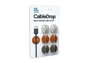 Cable - Bluelounge CableDrop Multicolor 6pieza(s) abrazadera para cable