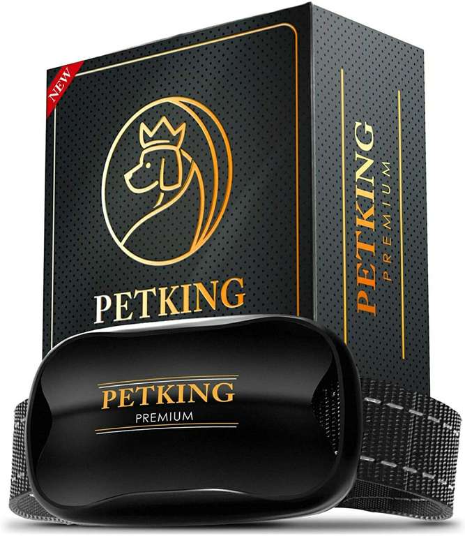 Collar antiladridos para perros pequeños y grandes adiestramento vibración (sin descarga eléctrica) Petking Premium