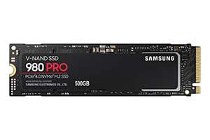 Samsung SSD 980 PRO - Disco duro interno de estado sólido, 500 GB, NVMe, 7000 MB/s, M.2