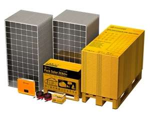 Kit Solar Autoconsumo 32 paneles 380W, trif. 10kW genera hasta 73kWh/d