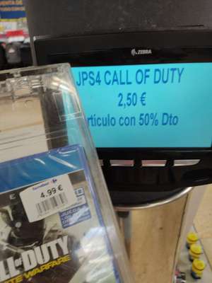 Call of duty Infinite warfare / Modern warfare en el Carrefour de Peñaca