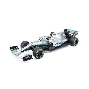 Maisto Tech R/C F1 Mercedes AMG Petronas W10 (2019): Coche teledirigido Lewis Hamilton a Escala 1:24 22CM