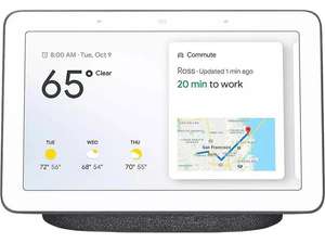 Asistente inteligente - Google Nest Hub, Asistente digital, Pantalla 7", Wi-Fi, Carbón
