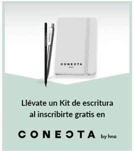 Kit de escritura GRATIS por registrarte en Conecta
