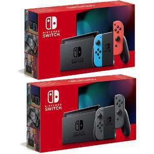 Consola Nintendo Switch V2 (Gris o azul y Rojo Neón)