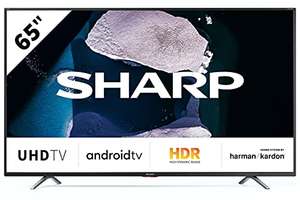 TV 65" Sharp 65BL6EA 4k Ultra HD, HDR10, Sonido Harman/Kardon, DTS Virtual X, Chromecast, Google Assistant