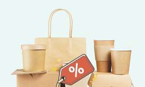 10€ descuento en packaging paras compras mayores de 50€ (envases sostenibles para envíos de comida a domicilio)