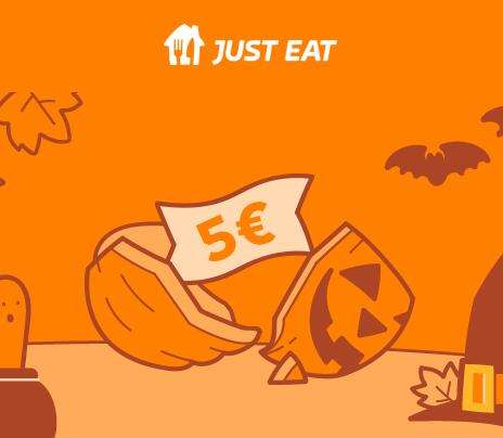 5 euros de descuento en Just Eat para pedidos de +10€ si pides este fin de semana +5€